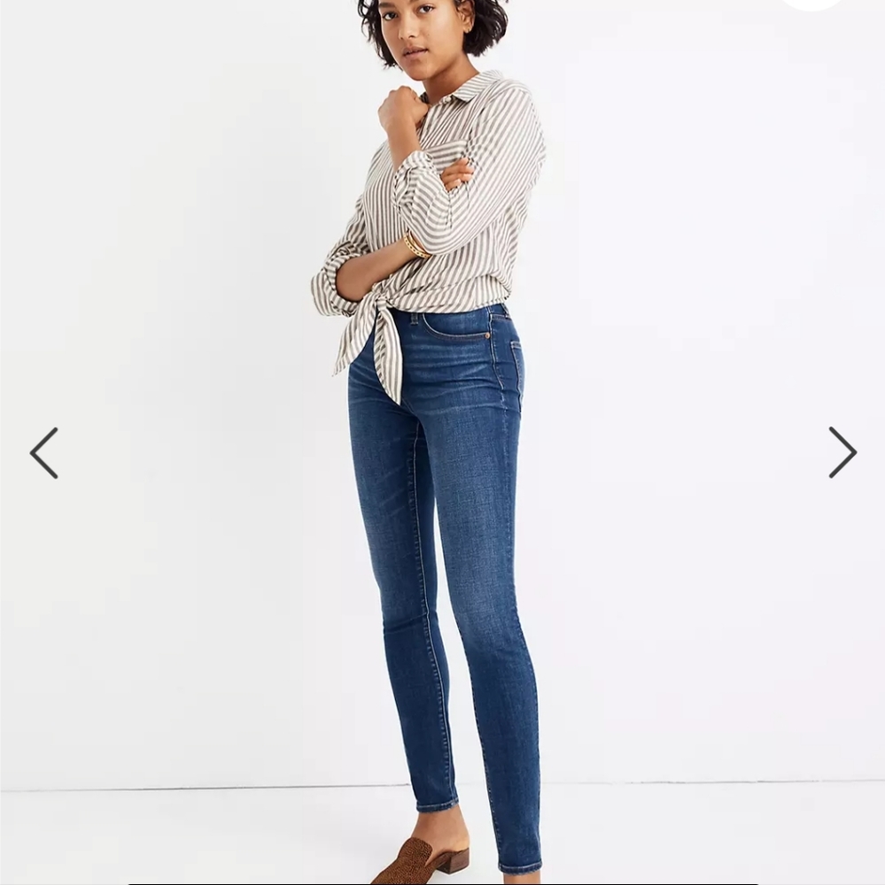 Madewell Curvy High-Rise Skinny Jeans in Hayes Wash